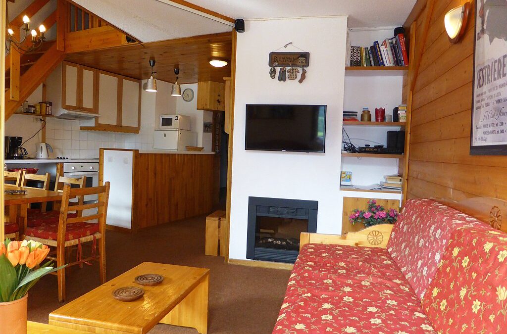 Woonkamer met open keuken Clairière 35